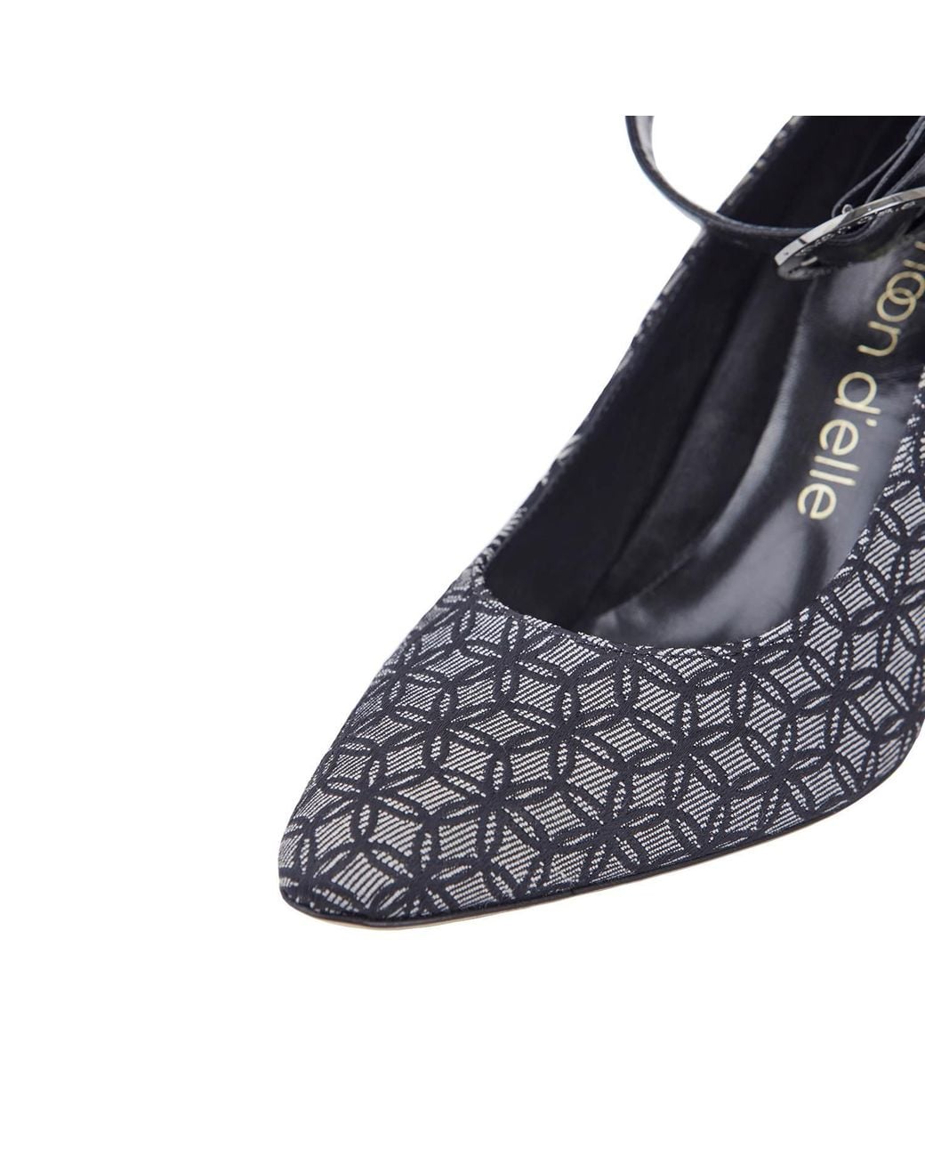 Moon D'elle Black Parelio Pumps