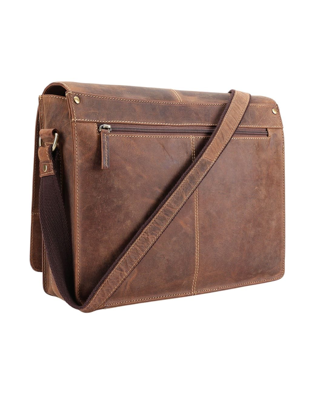 Lloyd Baker Brown Avadi Leather Workbag for men