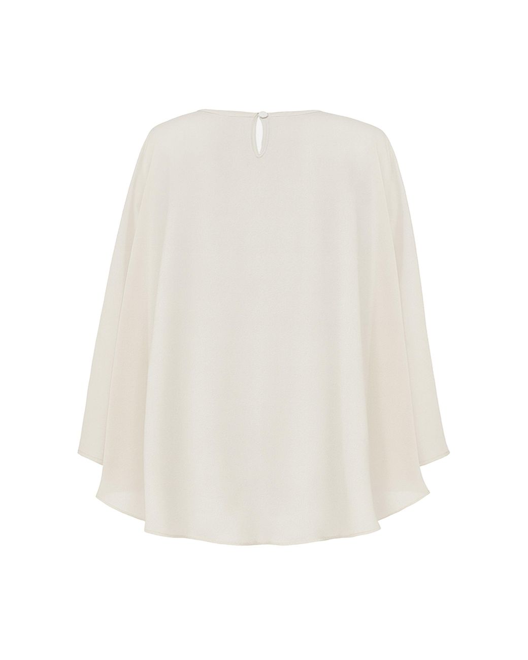 NAZLI CEREN White Viona Chiffon Cape
