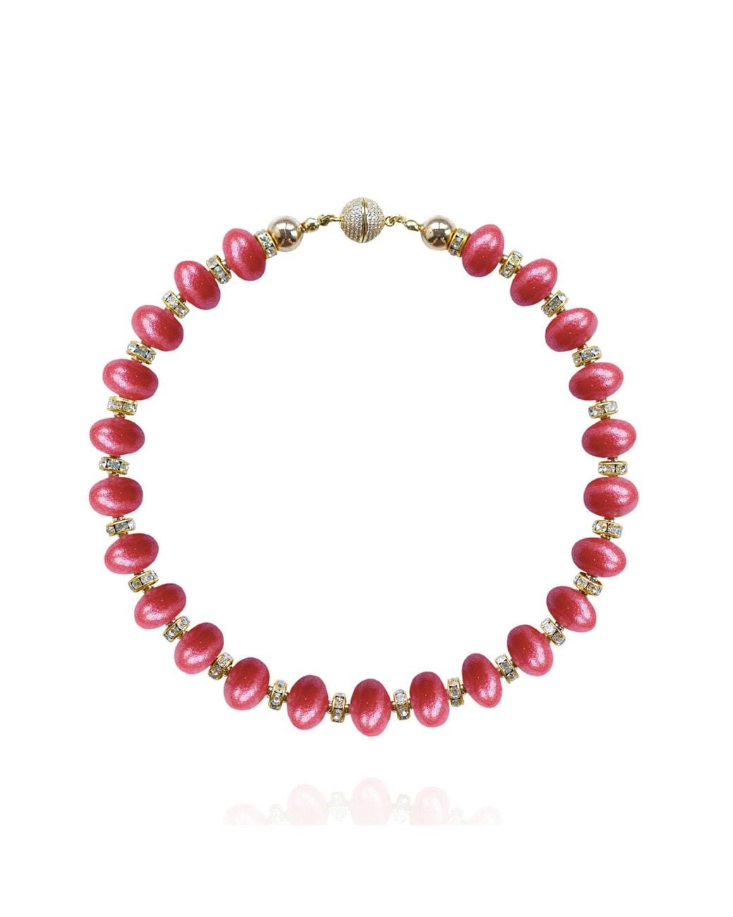 Saule Label Red Mika Necklace