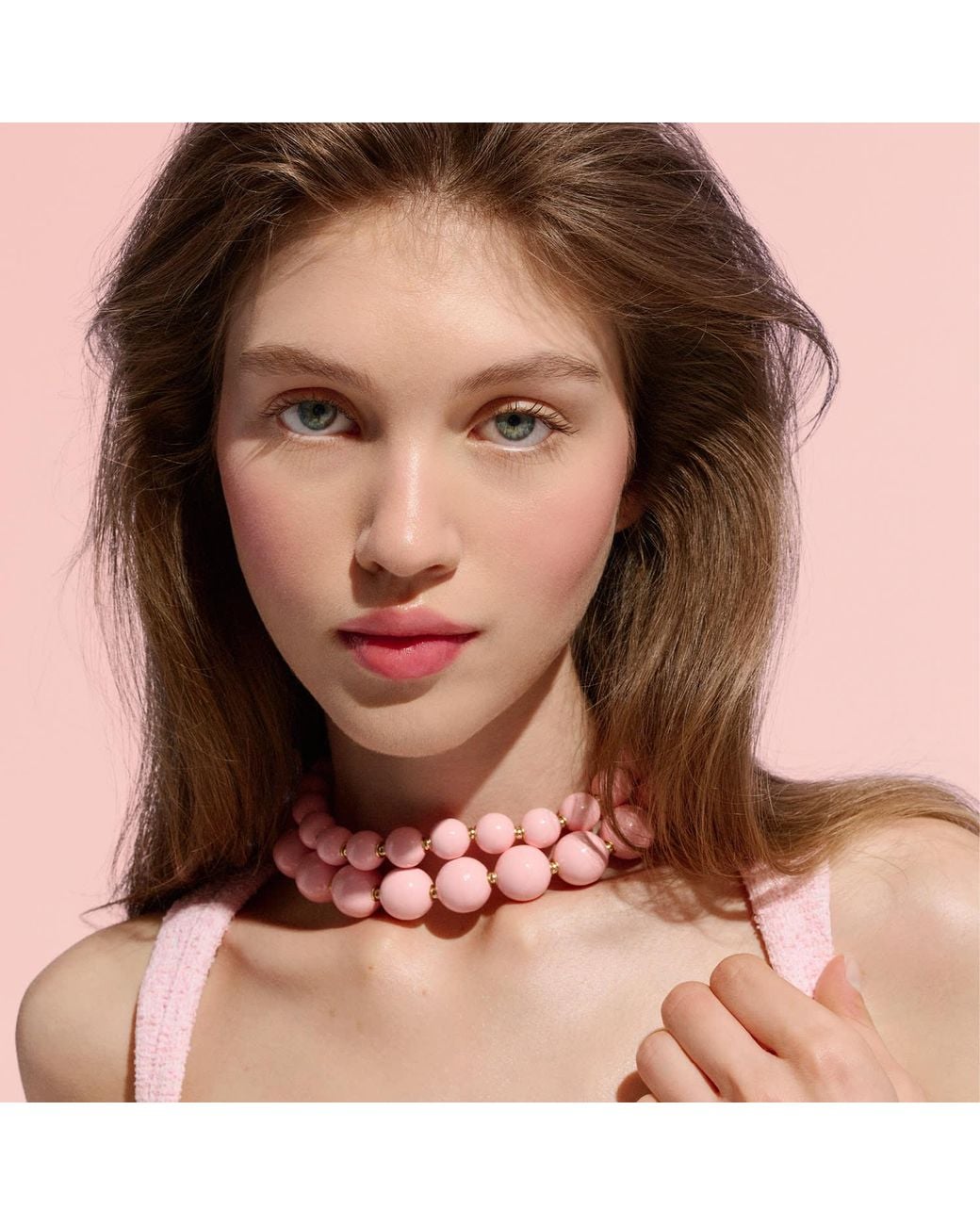 Saule Label Pink Siena Duo Necklaces