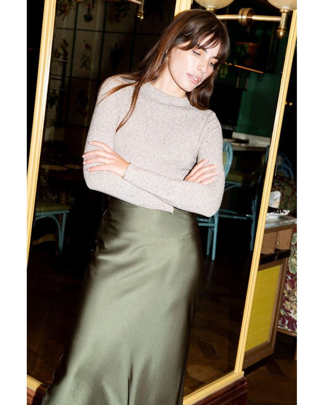 AVANI Apparel Green Iris Skirt