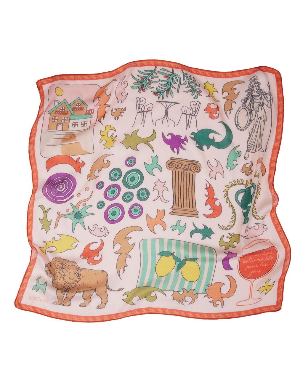 Iodes Pink Cunda Bandana/ Scarf
