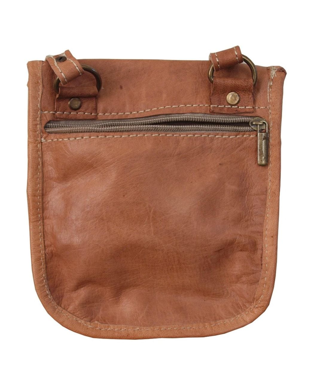 Berber Leather Brown Neutrals The Kenitra Travel Pouch
