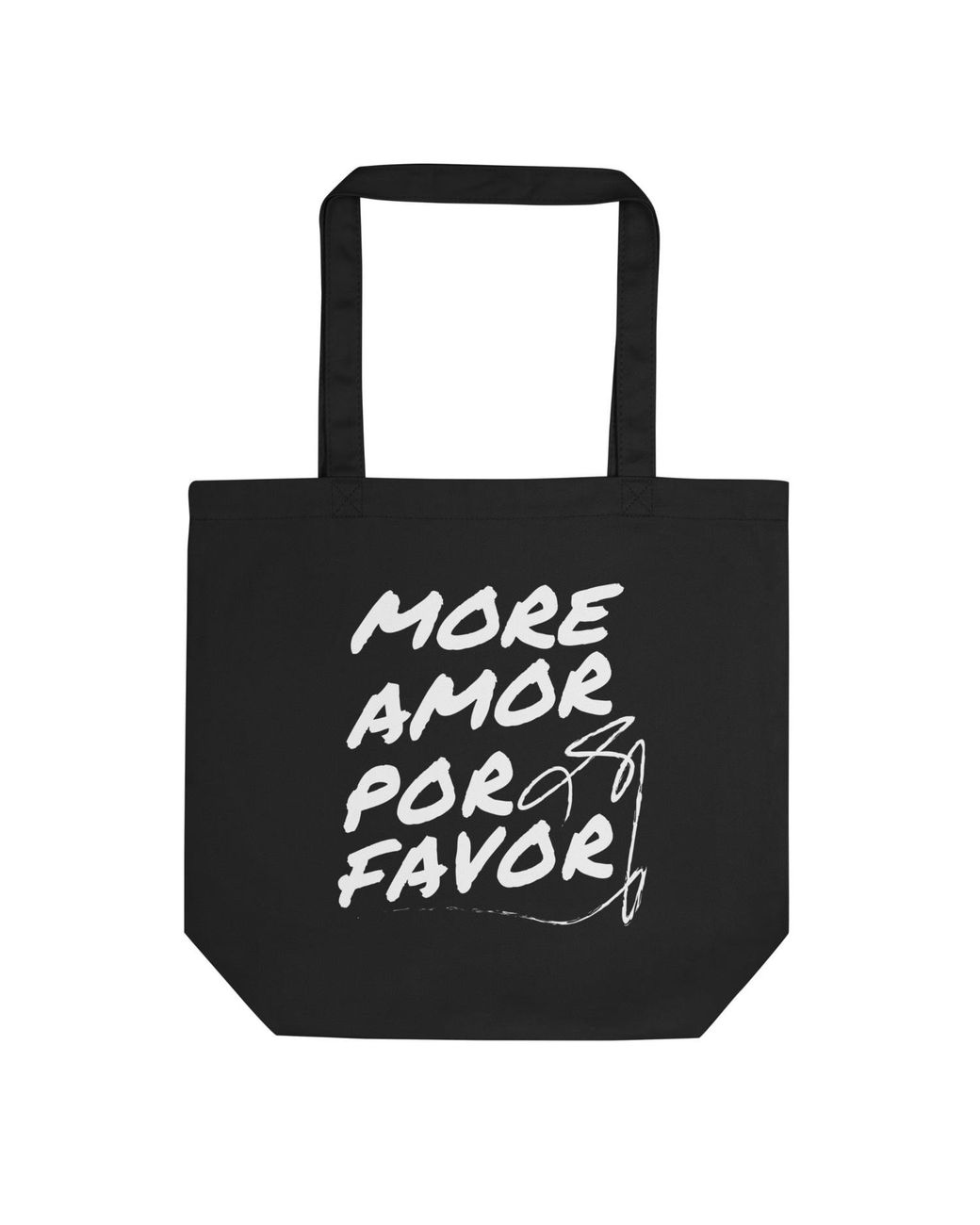 Anchor and Crew Black Nine More Amor Por Favor Editions Recycled Cotton Tote Bag