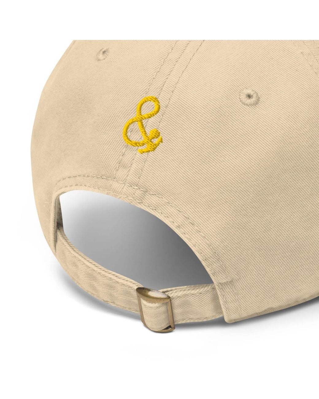 Anchor and Crew Metallic Neutrals Natural Reserve No. Two Supply Cotton Embroidered Cap
