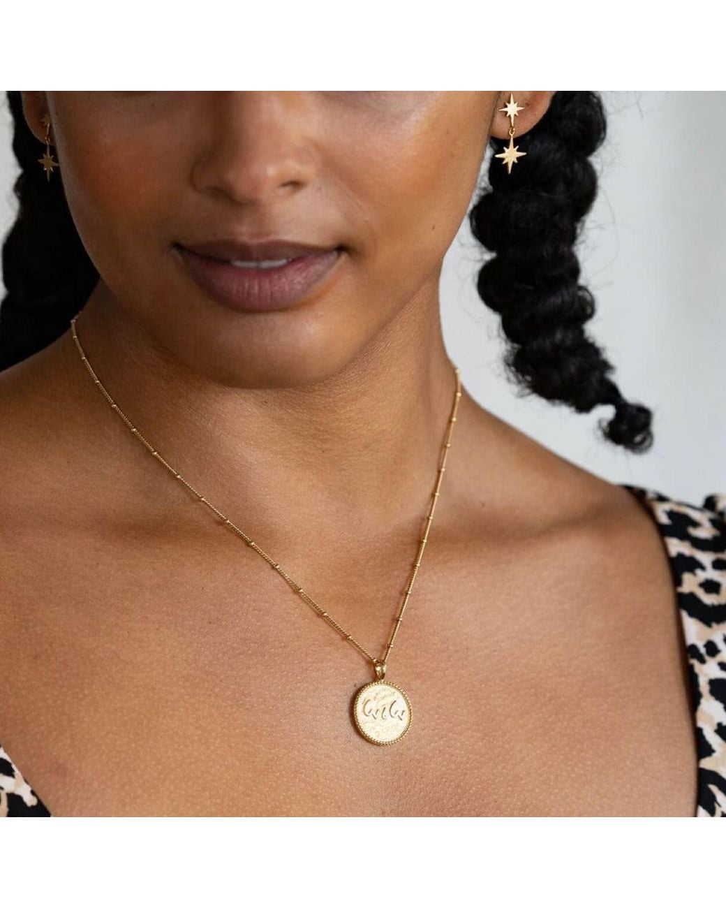 Claire Hill Designs Metallic Love Is Love Coin Necklace