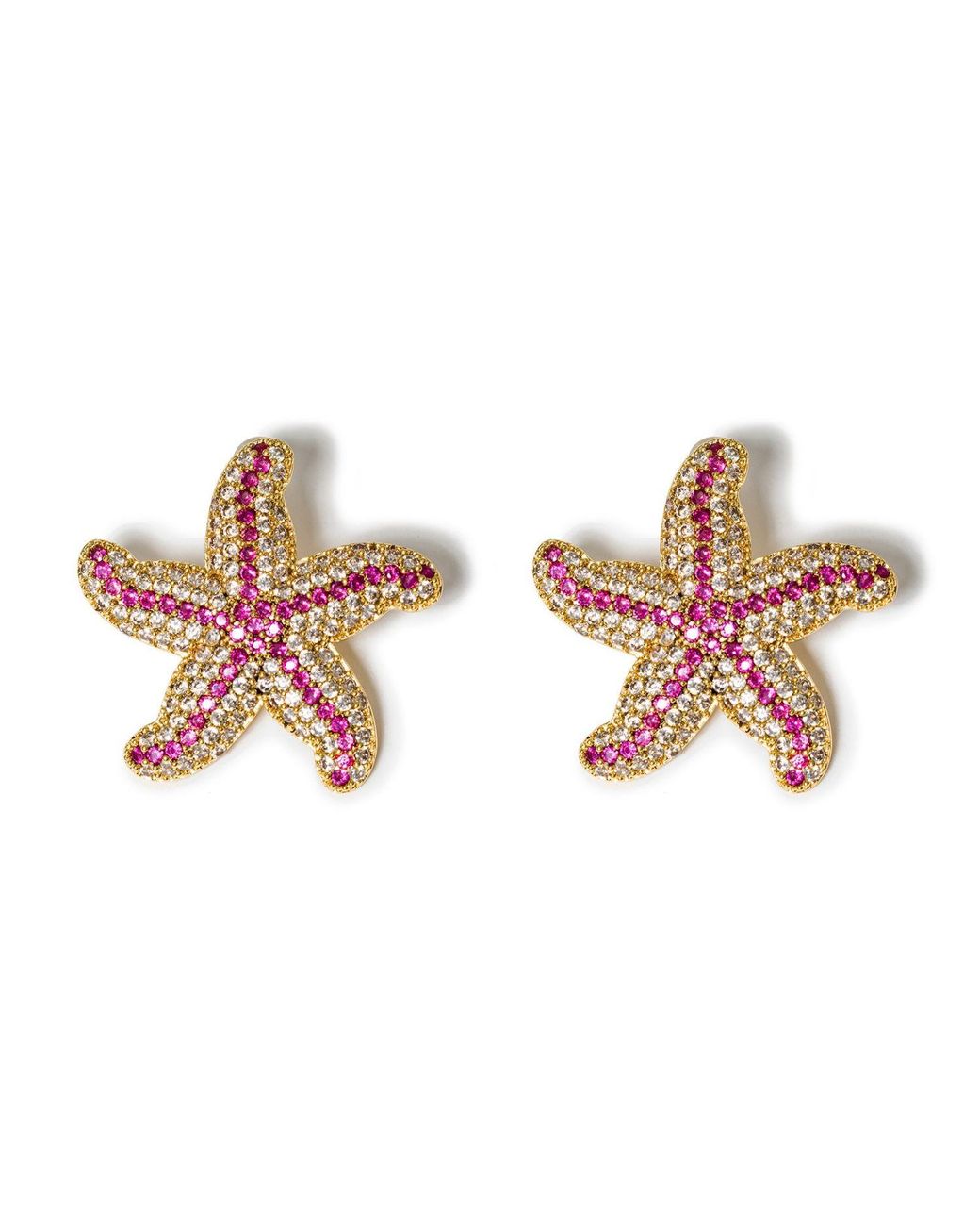 Kybele Studio Pink Starfish Earrings