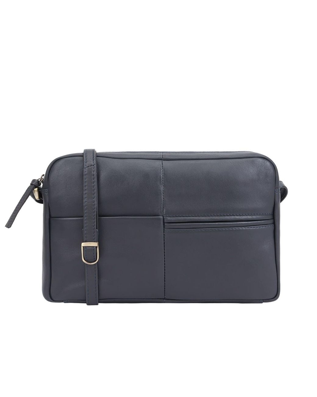 Lloyd Baker Blue Batian Leather Crossbody Bag