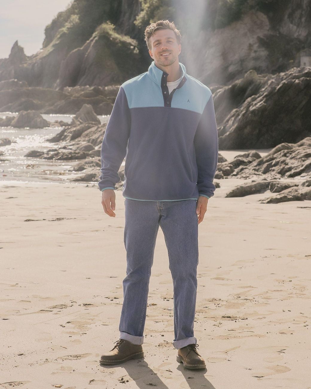 ALOFT Blue Marley Polar Fleece for men