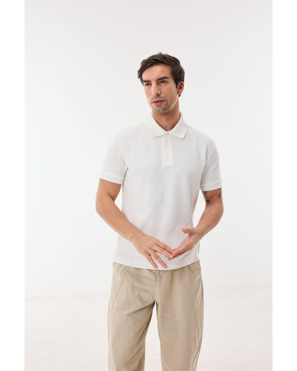 Ashita Fernandes White Veyron T Shirt for men