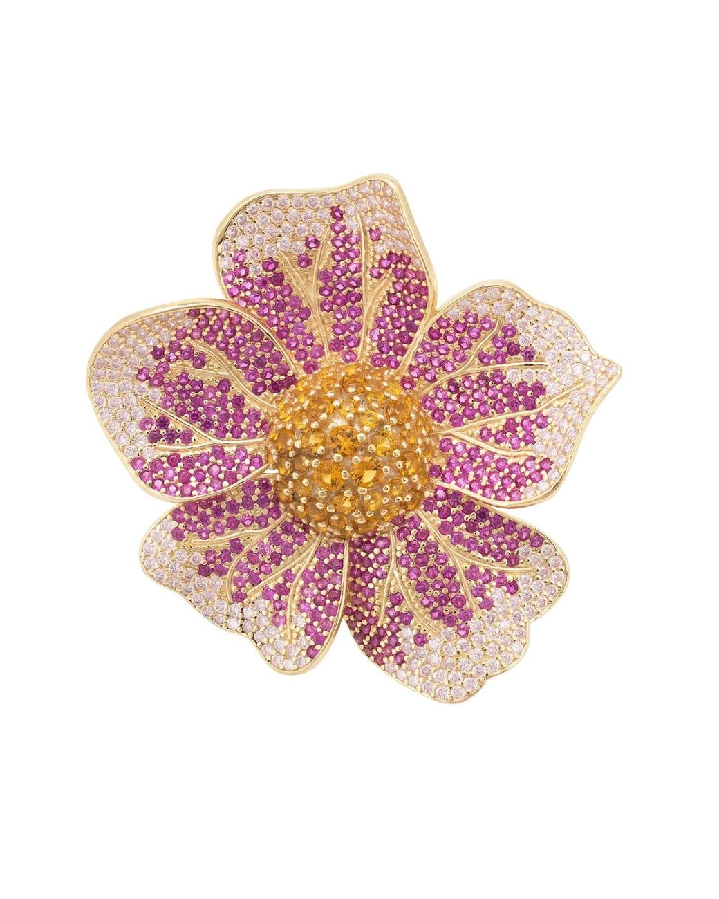 Latelita London Multicolor Pansy Ring