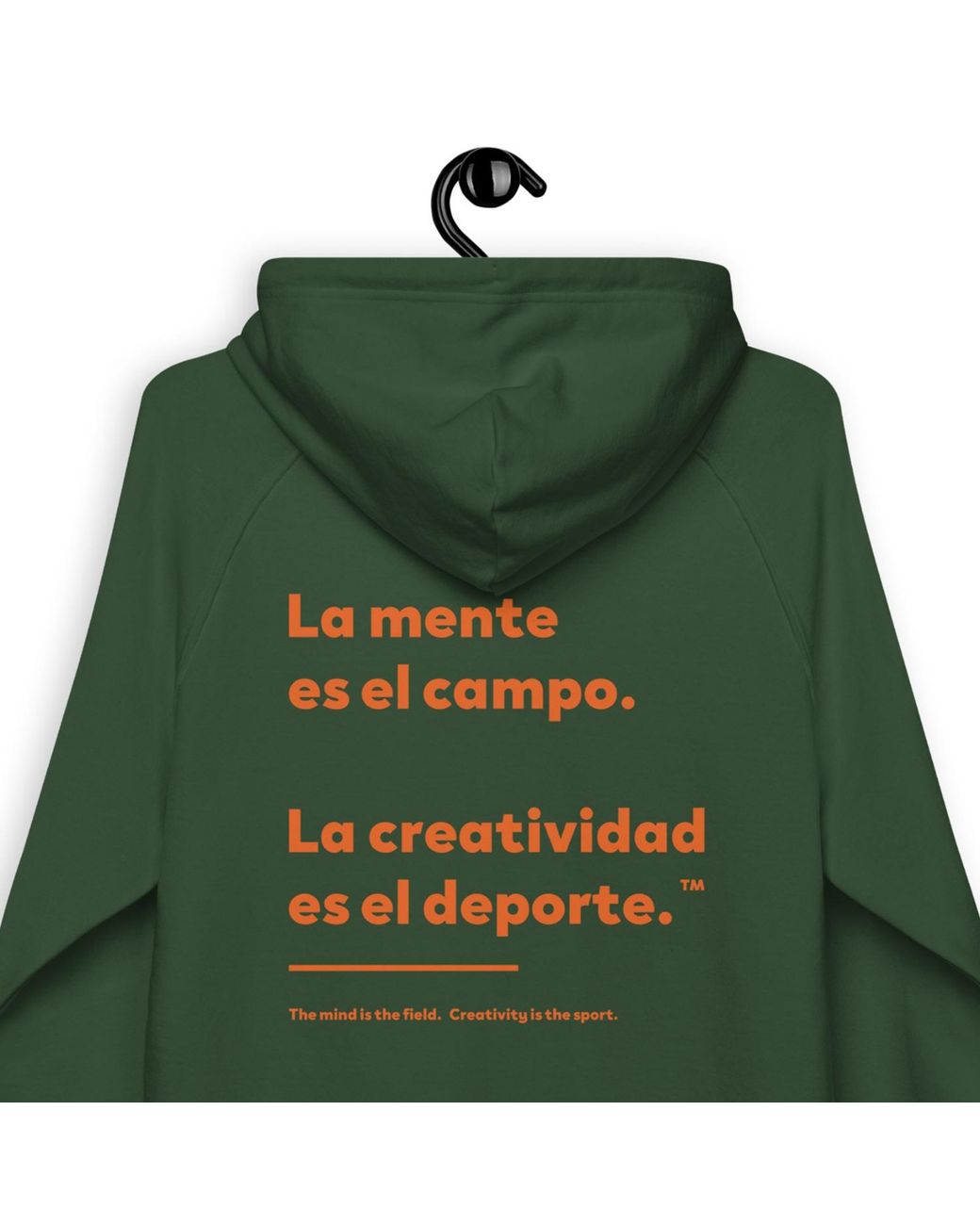 Anchor and Crew Green Bottle Creativity Is The Sport Creative Standard Organic Cotton Hoodie