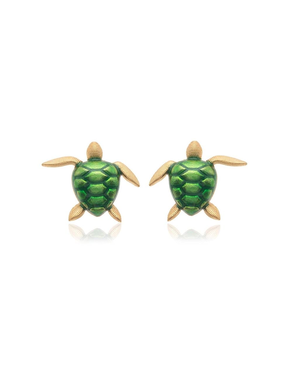 Milou Jewelry Green Sea Turtle Earrings