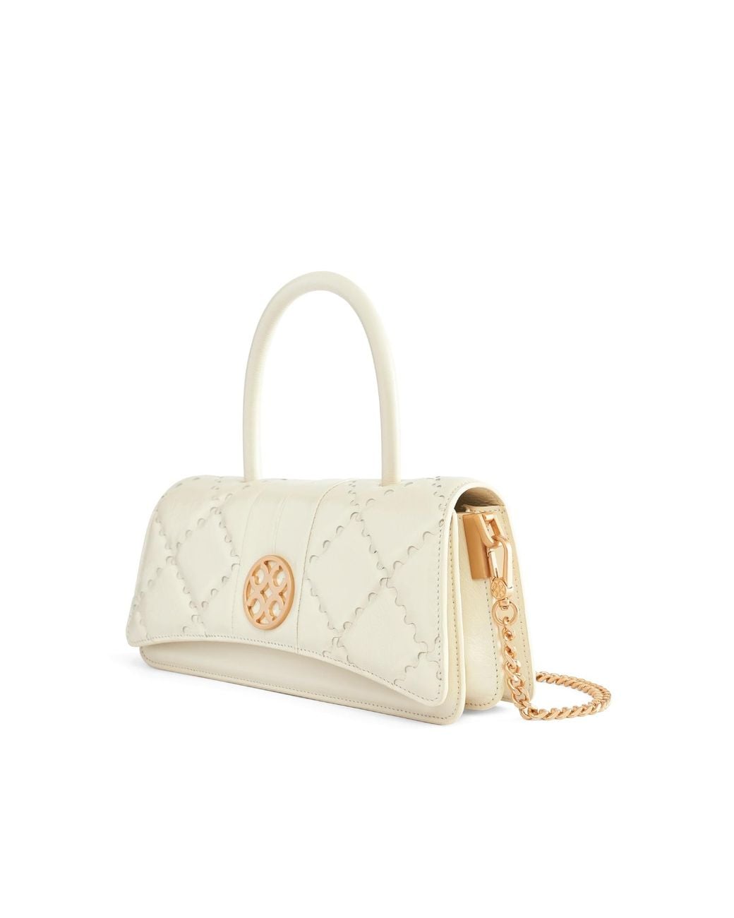 Orange Cube White Mosaic Treasure Crossbody Bag