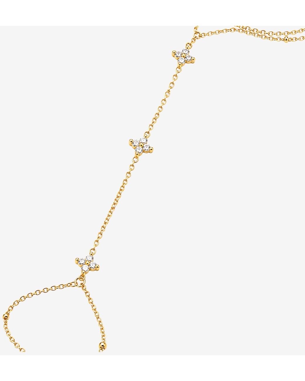 Uchi and Soto Metallic Kinmokusei & Stone Hand Chain