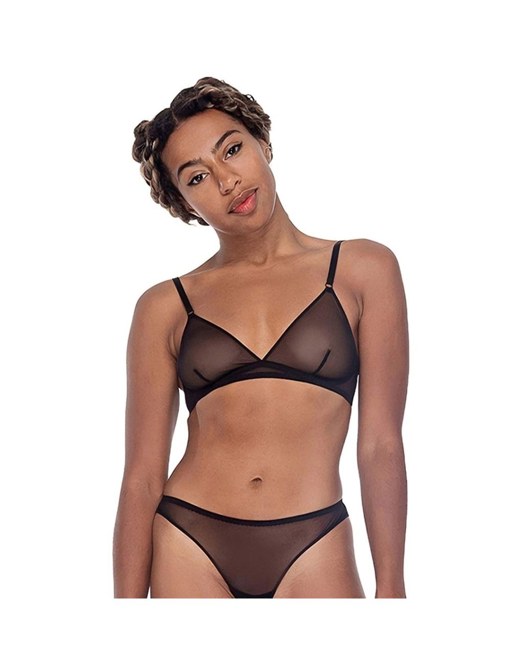 Zhilyova Black Unnamed Bralette