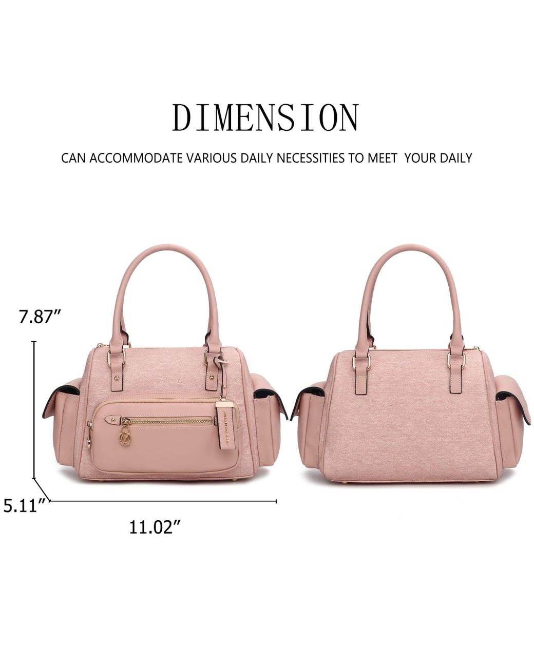 Mkf Collection - J'omor Gray Neutrals Thalia Shoulder Bag