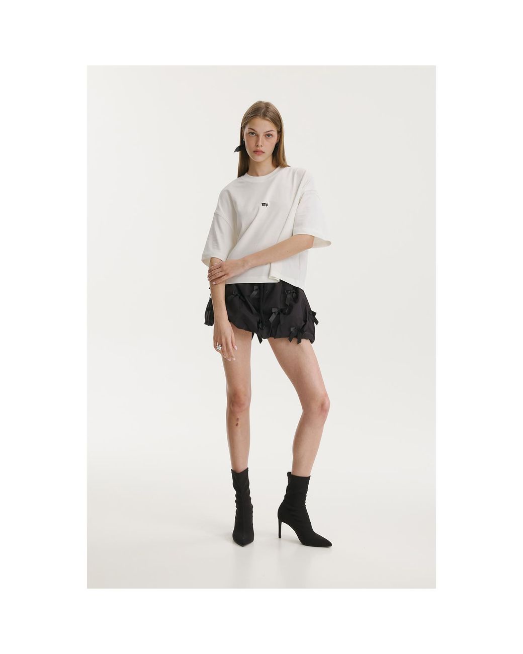 mysimplicated Black Noir Balloon Bow Skirt