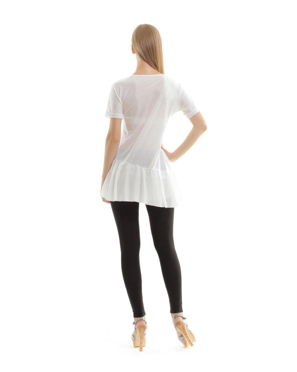 Conquista White Two-Piece Tunic