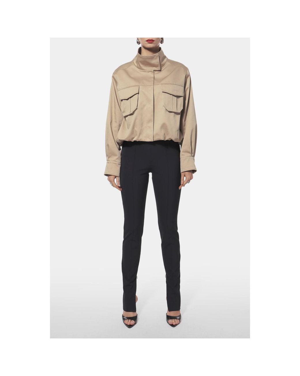 AGGI by HALEWSKI Natural Neutrals Roza Misty Sand Jacket