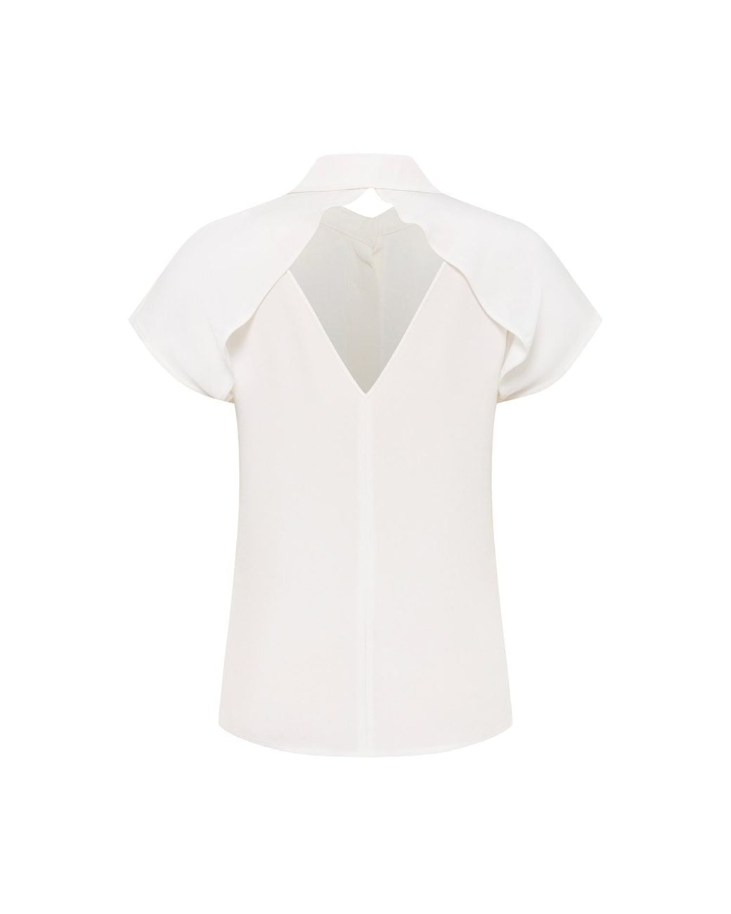 Emma Wallace White Fleur Blouse -Off