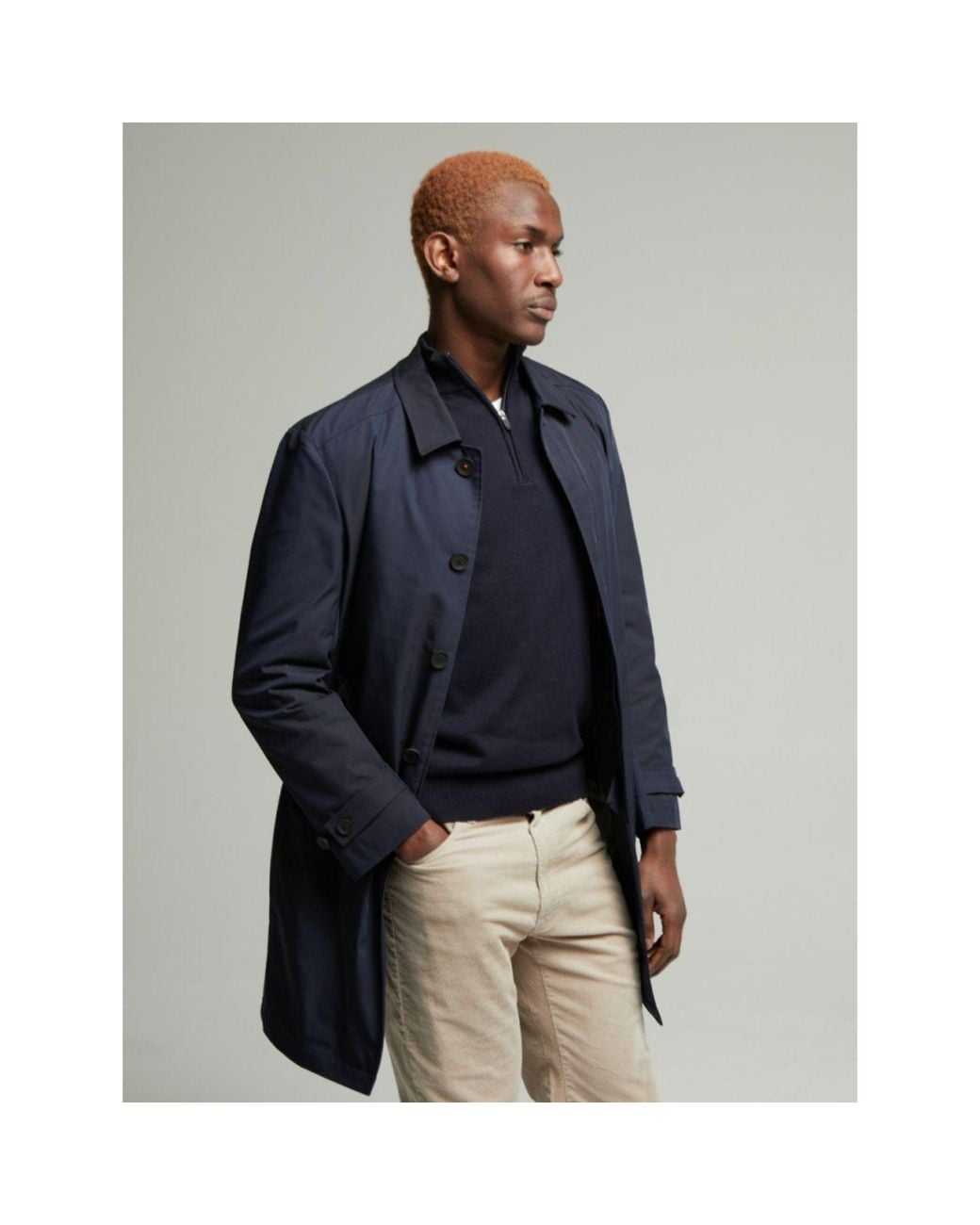 Guards London Blue Spitalfield City Raincoat for men