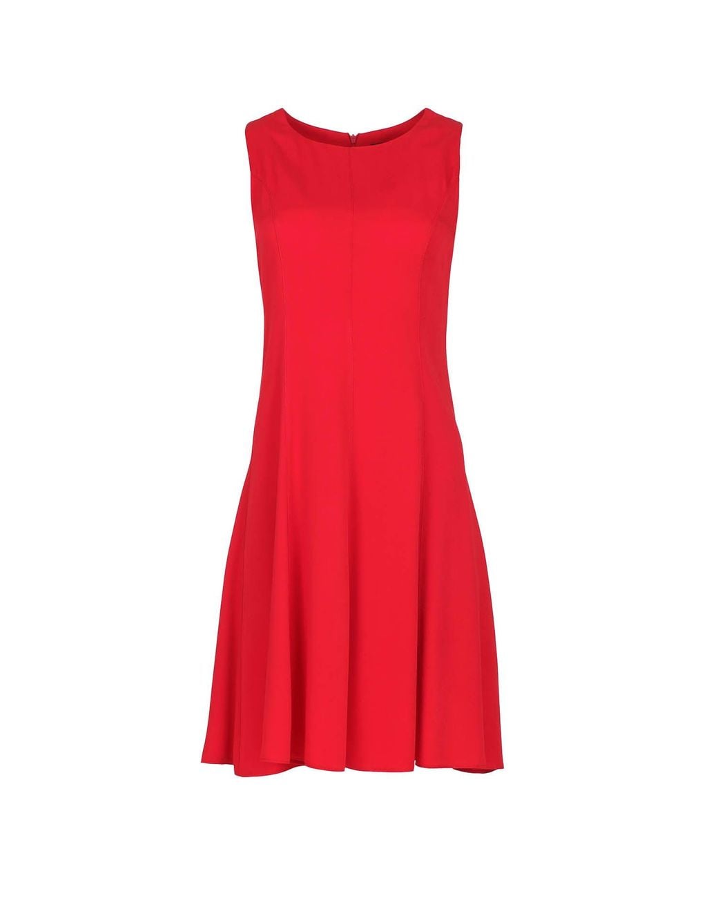 Conquista Red Colour Cloche Dress