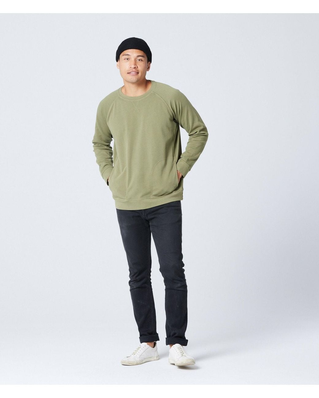 Known Supply Green Pocket Crewneck Sweatshirt