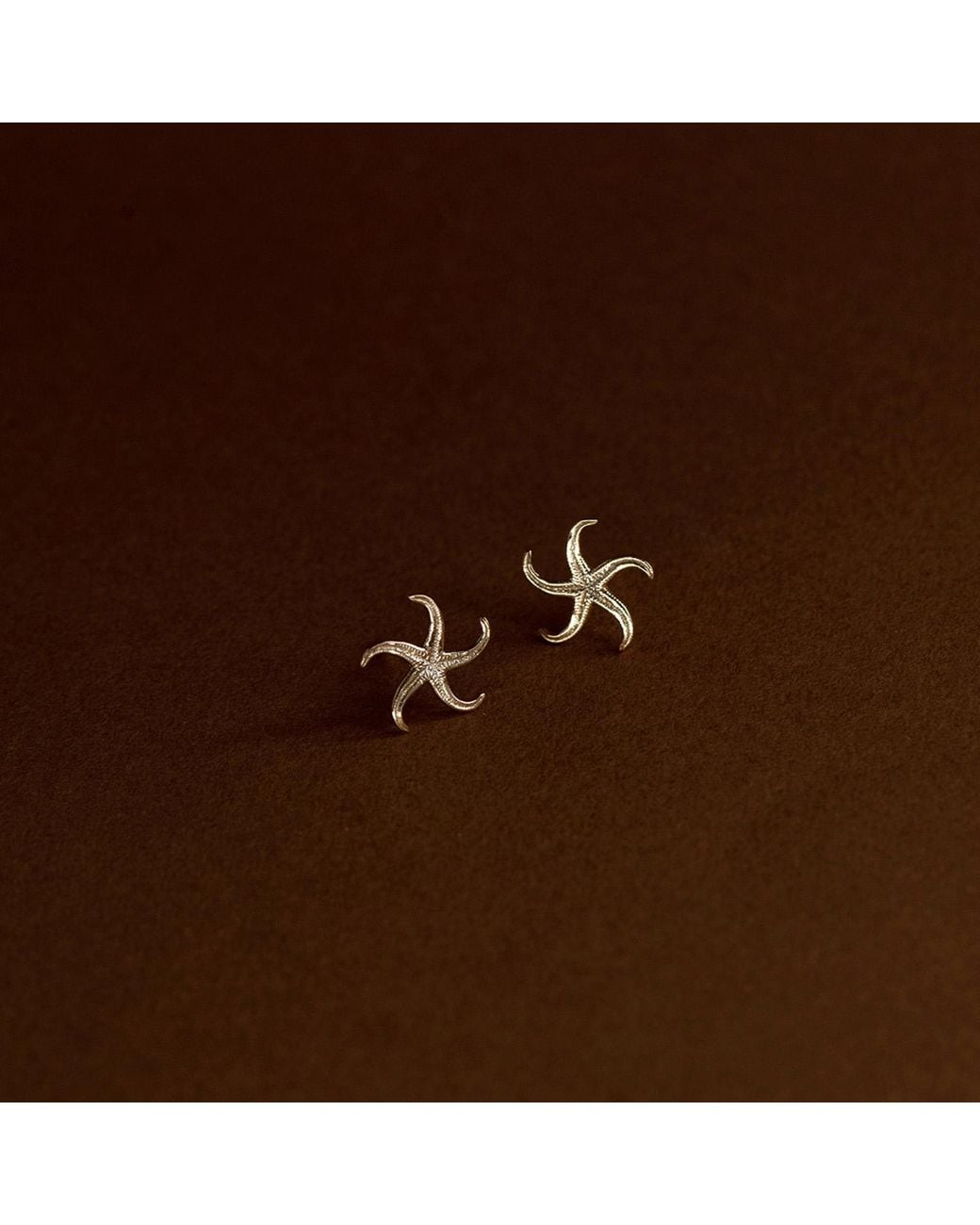Zoe & Morgan Metallic Starfish Stud Earrings