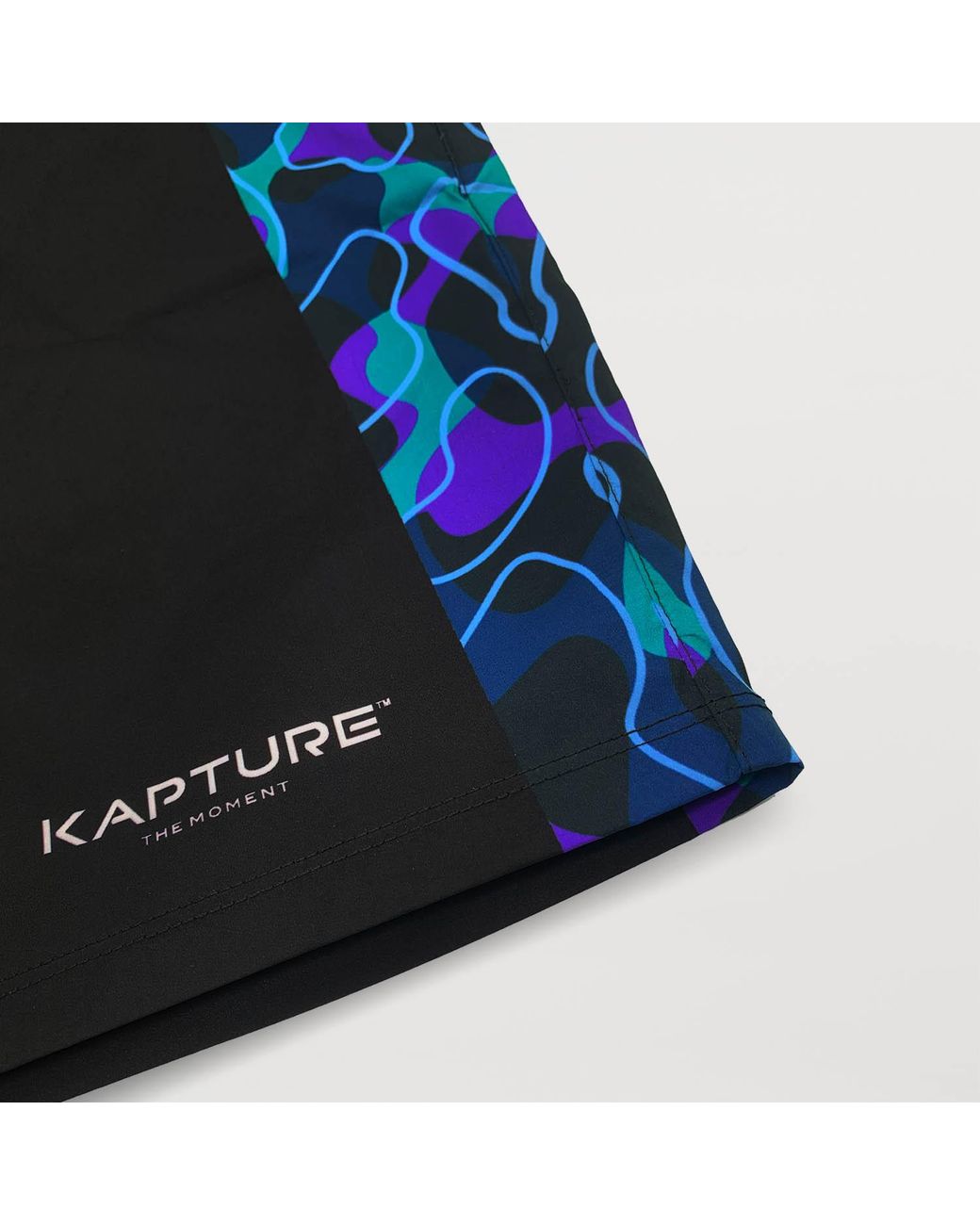 Kapture Blue Neo City Camo Shorts for men