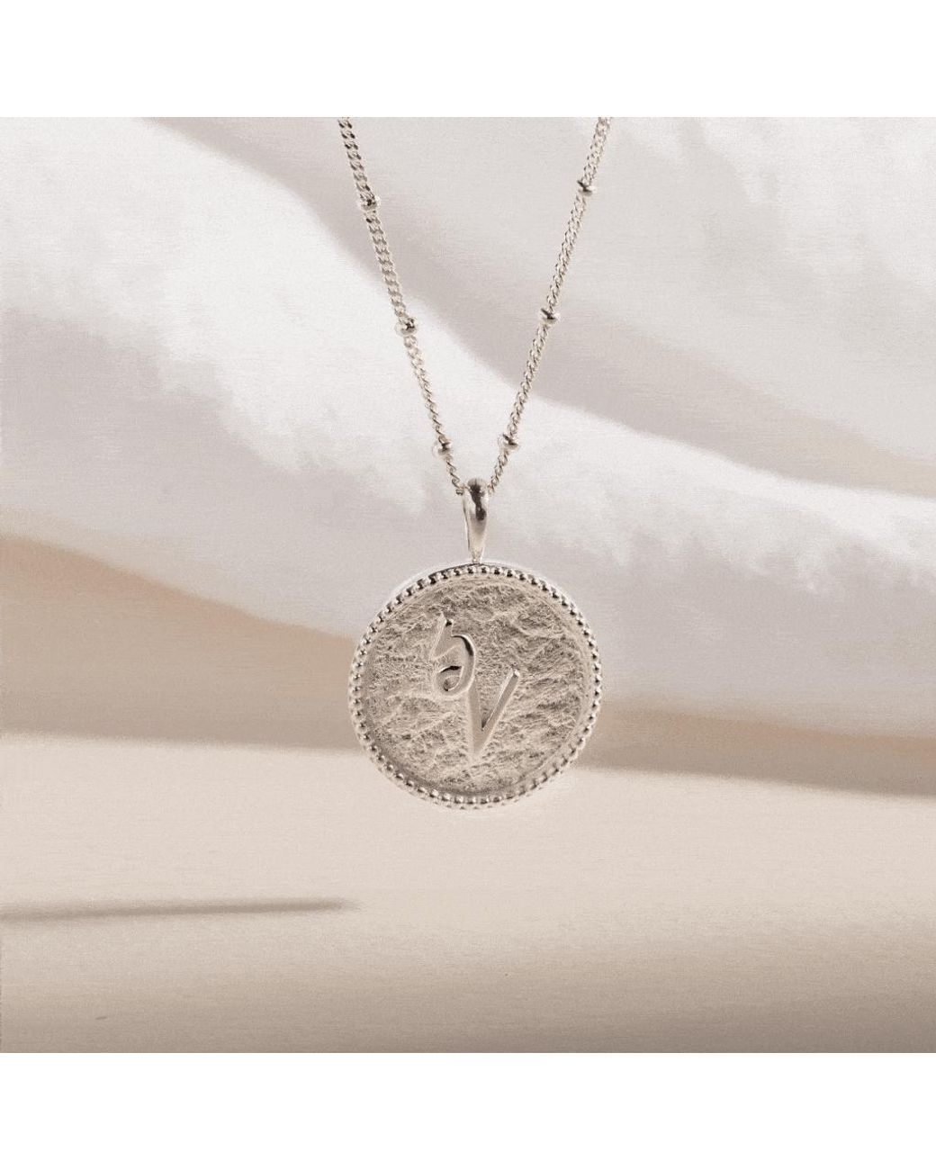 Claire Hill Designs Metallic Inspire Shorthand Coin Necklace