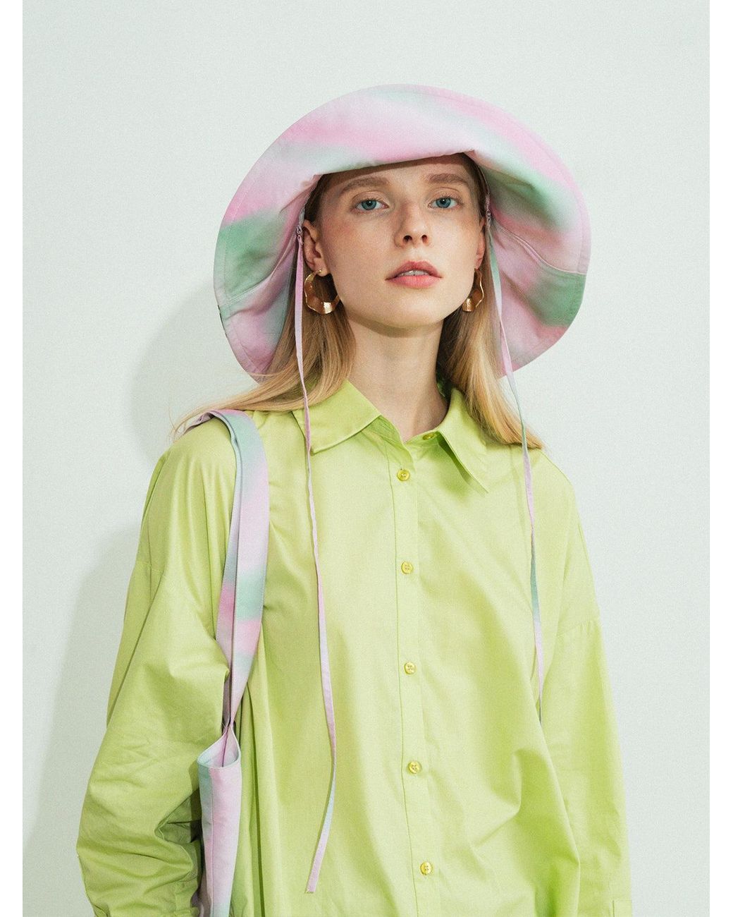Lost Pattern Pink Day Dream Reversible Sun Hat