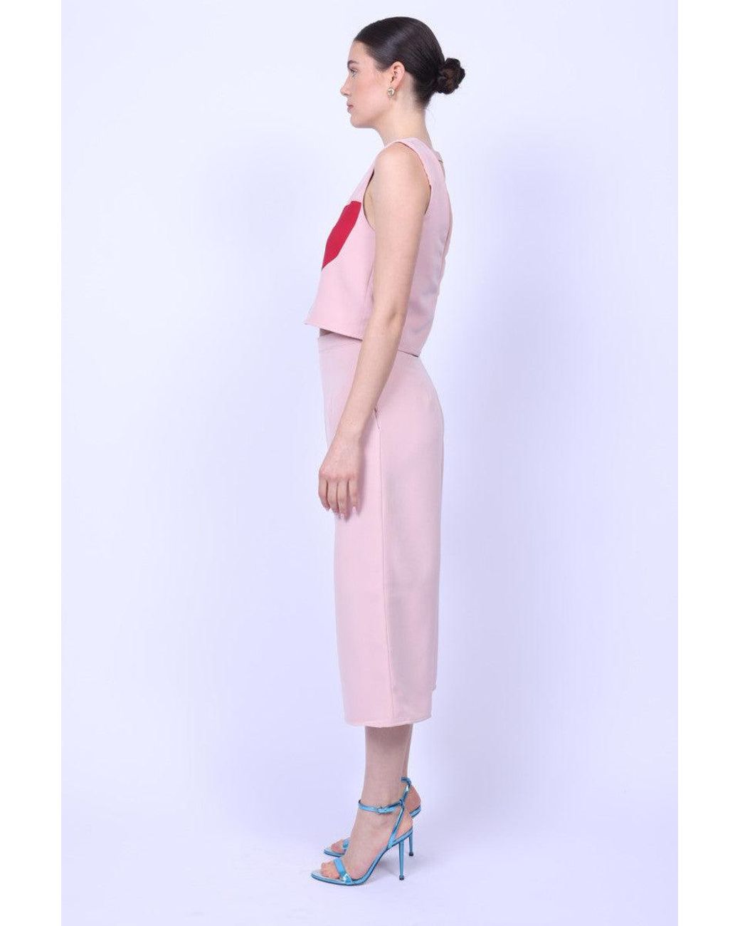 Mary Dickow Pink Nia Cullotes-Baby
