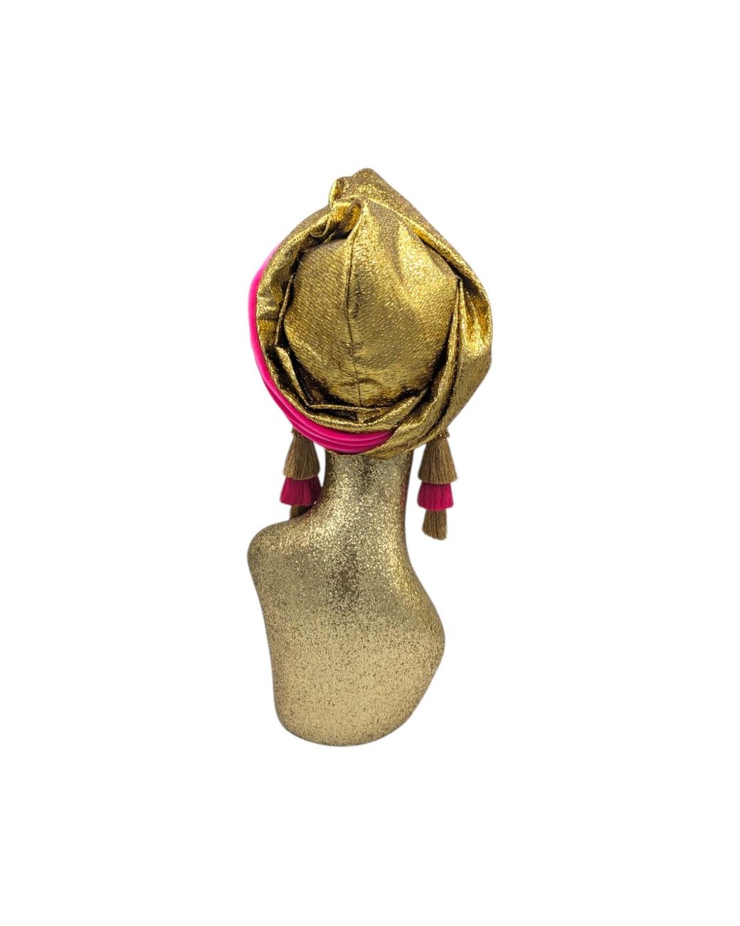 Julia Clancey Pink Golden Snazzy Hotty Swinglette Turban