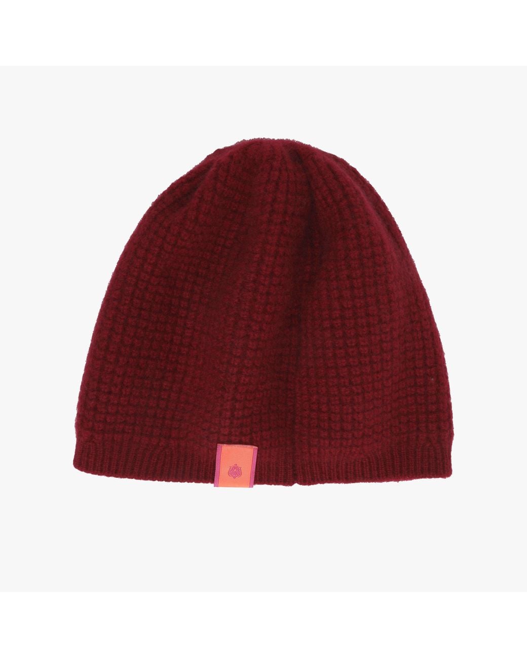 Pink Maharani Red Knitted Winter Beanie – Burgundy