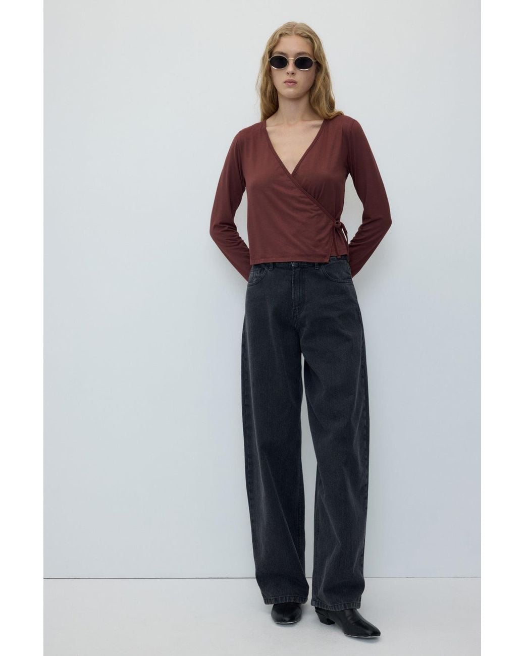 Rita Row Purple Neutrals Tela Top