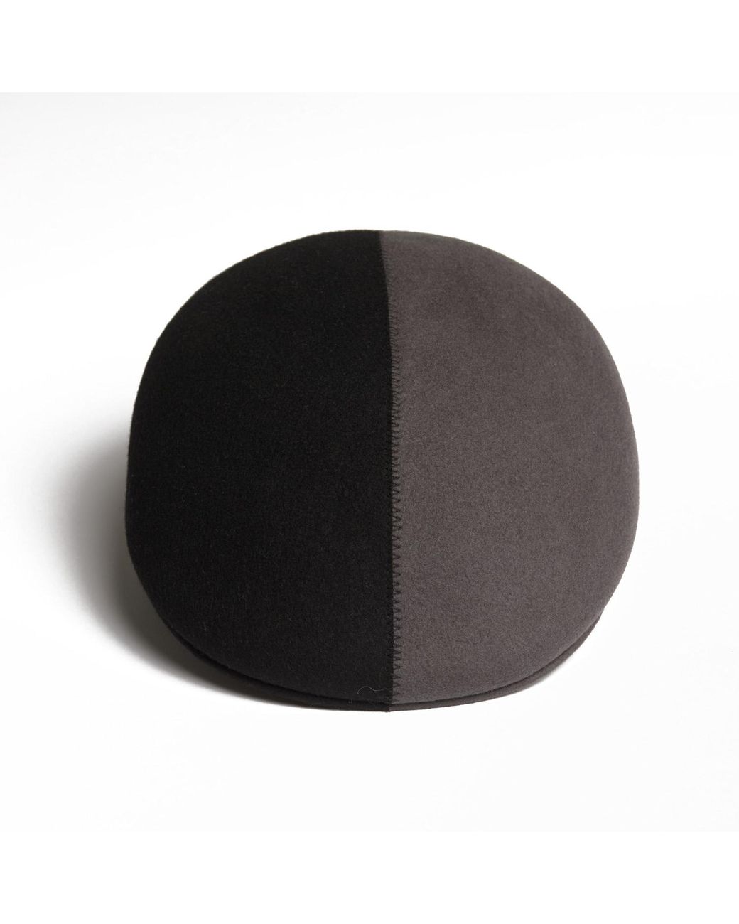 Dasmarca Hats Black Presley Two Tone Blocked Felt Cap for men