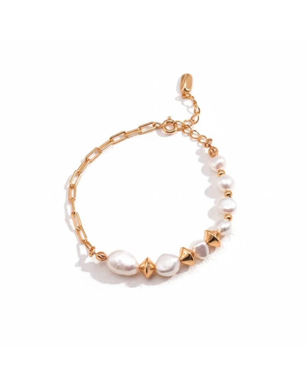 Angel Barocco Metallic Classic Baroque Pearl Bracelet