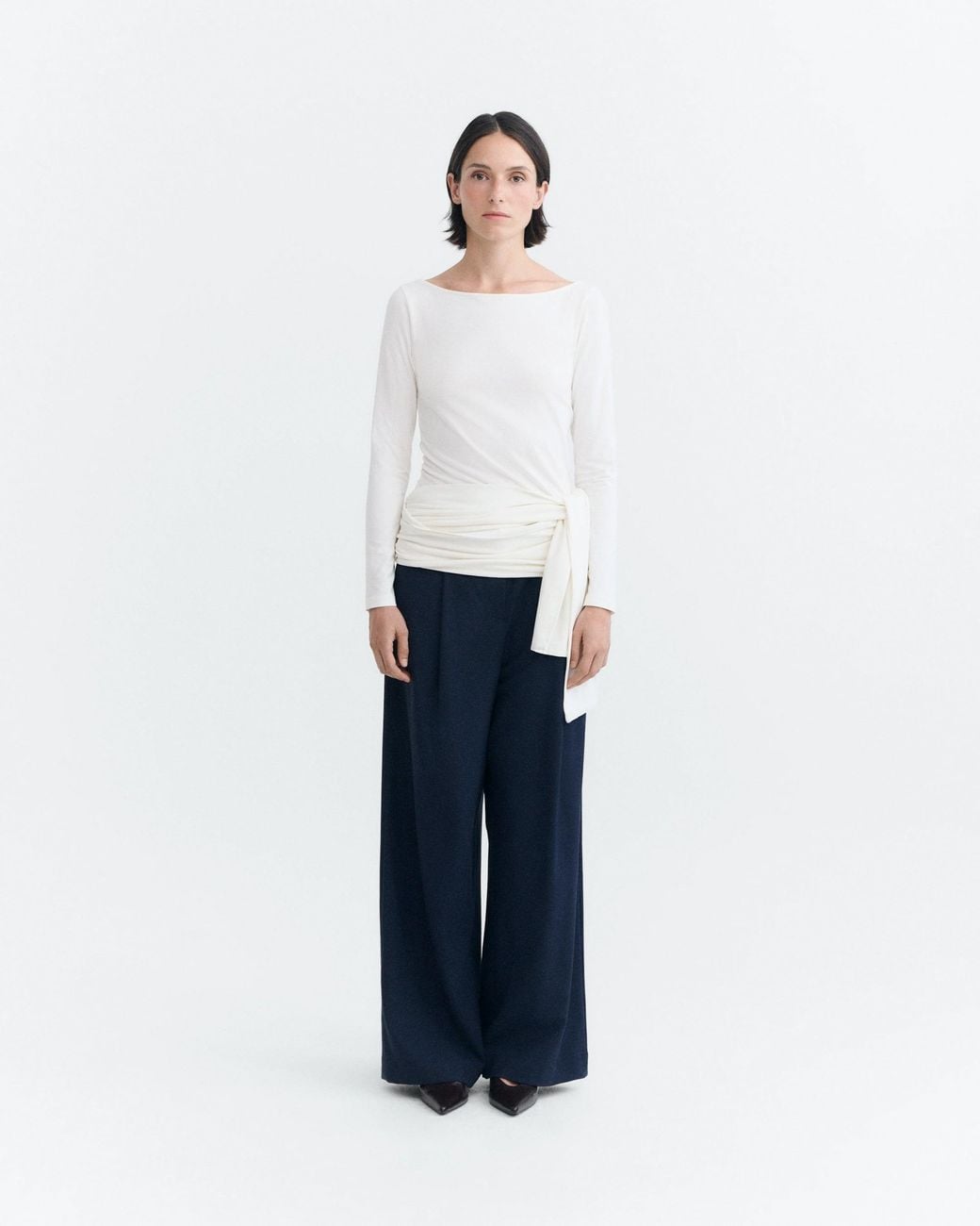 Thinking Mu White Giulia Top