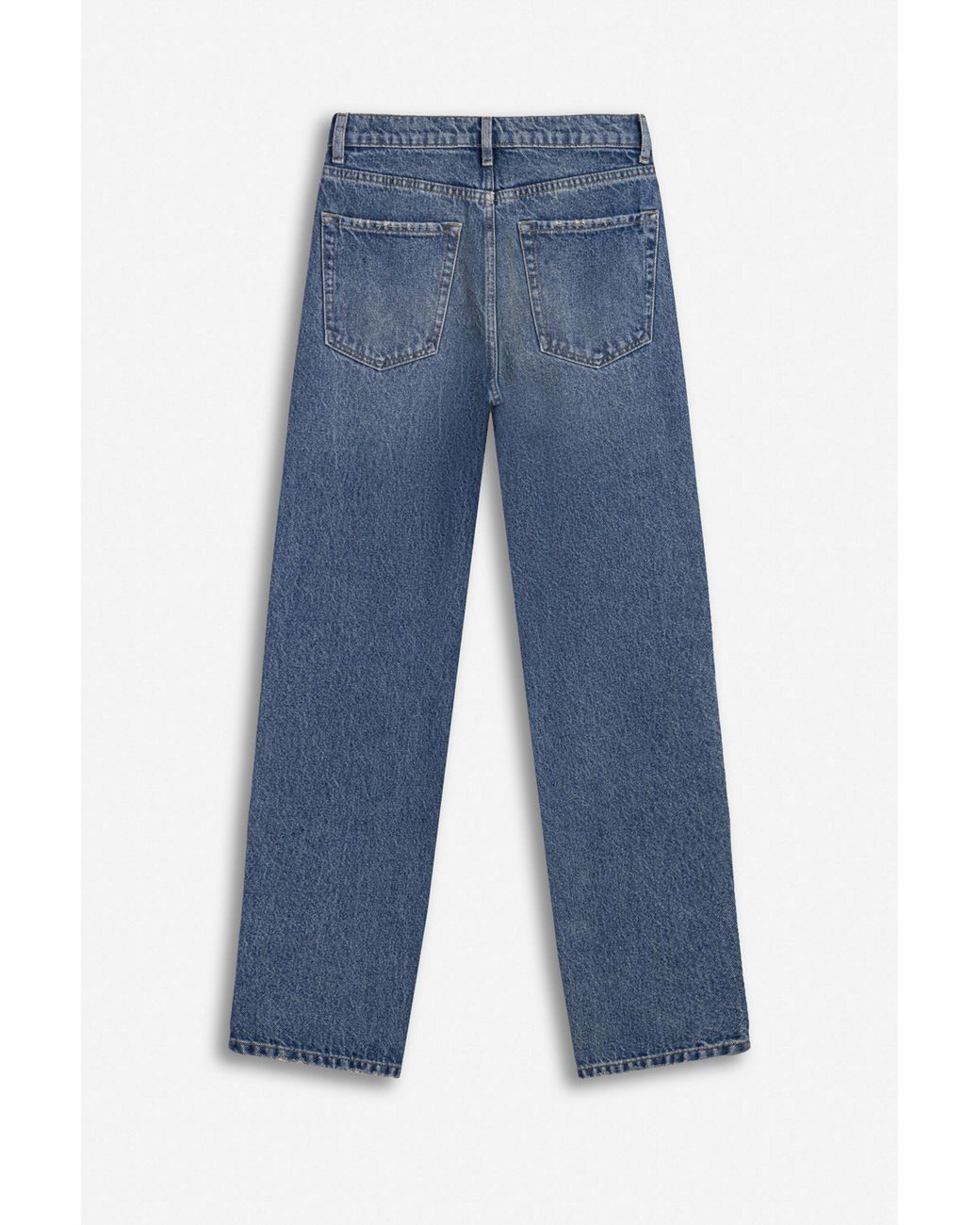 Nocturne Blue High-Waist Barrel Leg Jeans