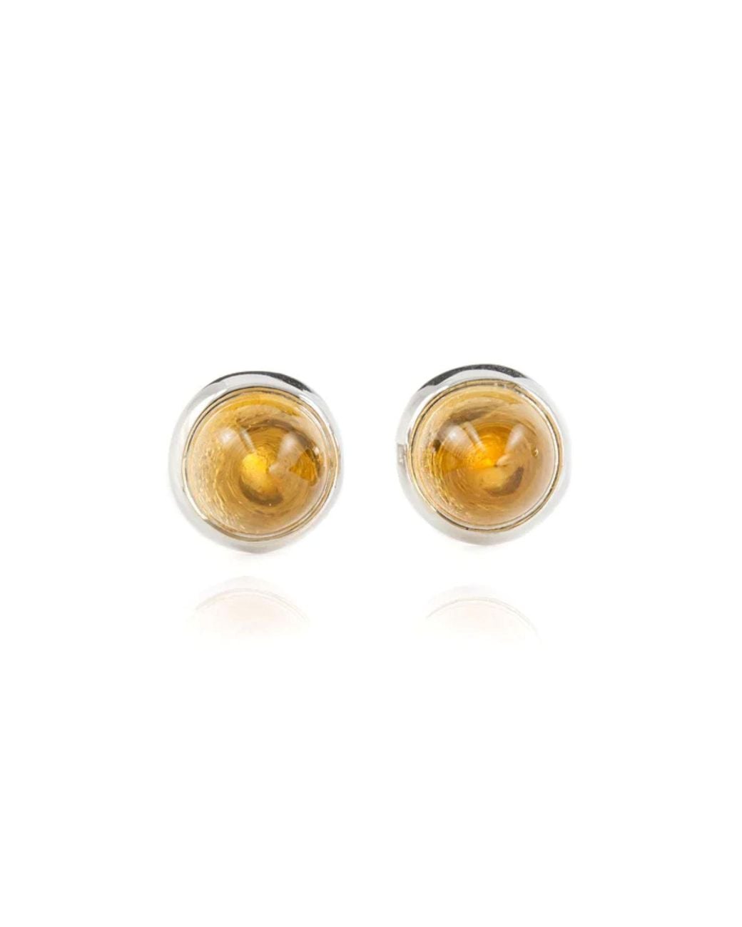The Jewellery Store London Metallic Istanbul Spice Citrine Studs