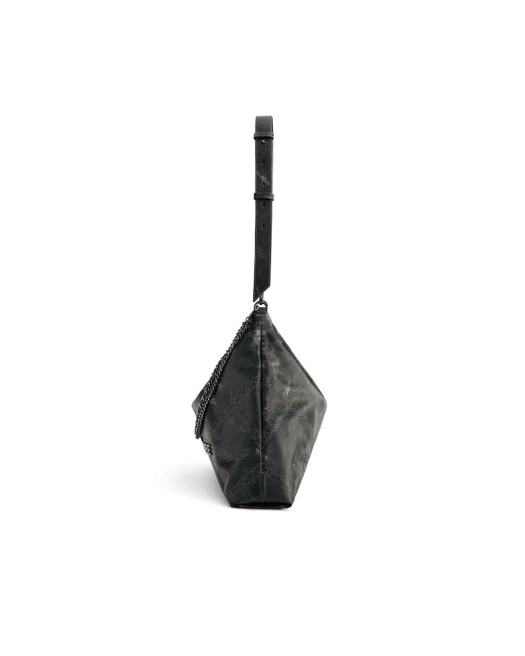 Orange Cube Black Metropolitan Crossbody Bag