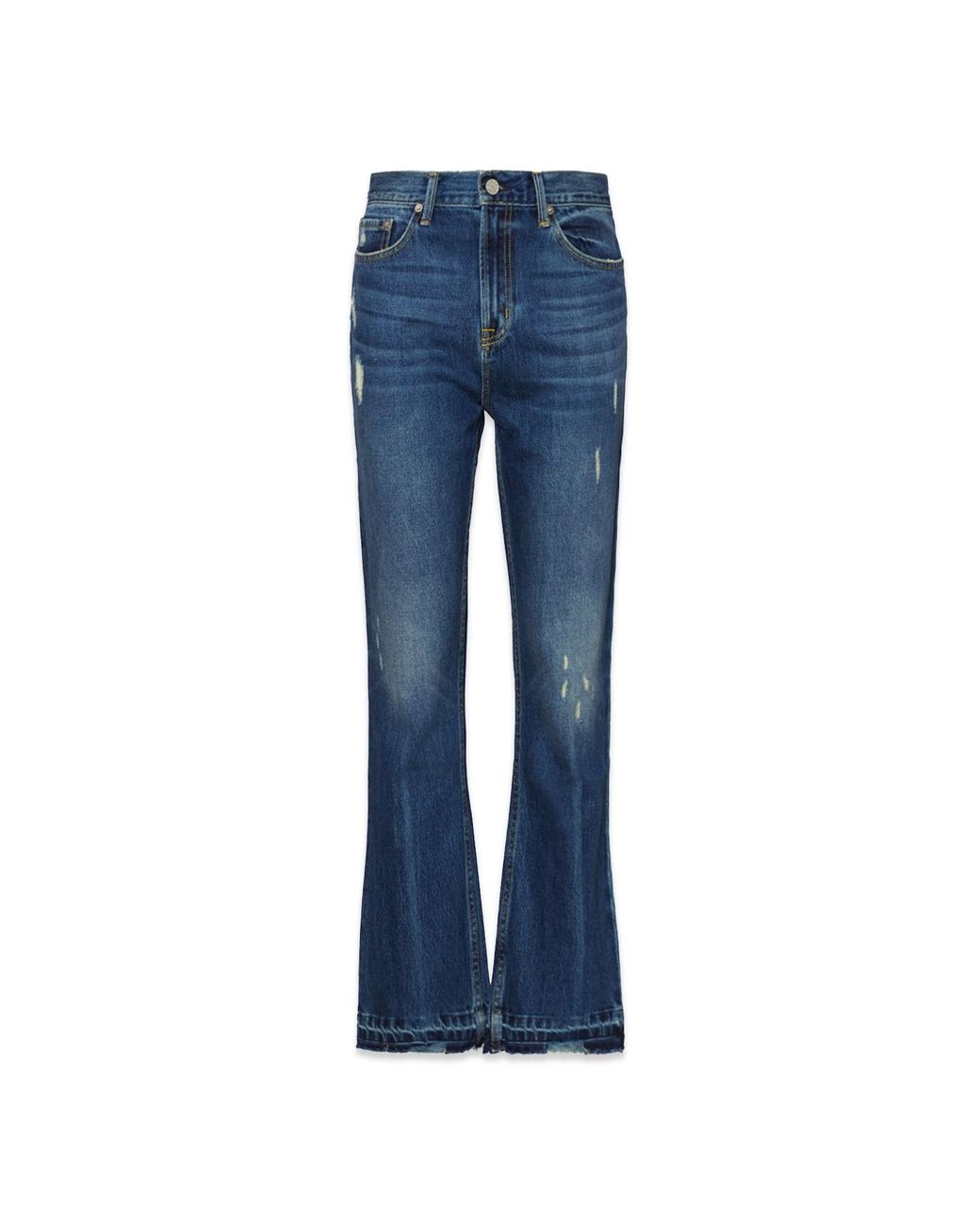 NOEND Blue Farrah Kick Flare Jeans
