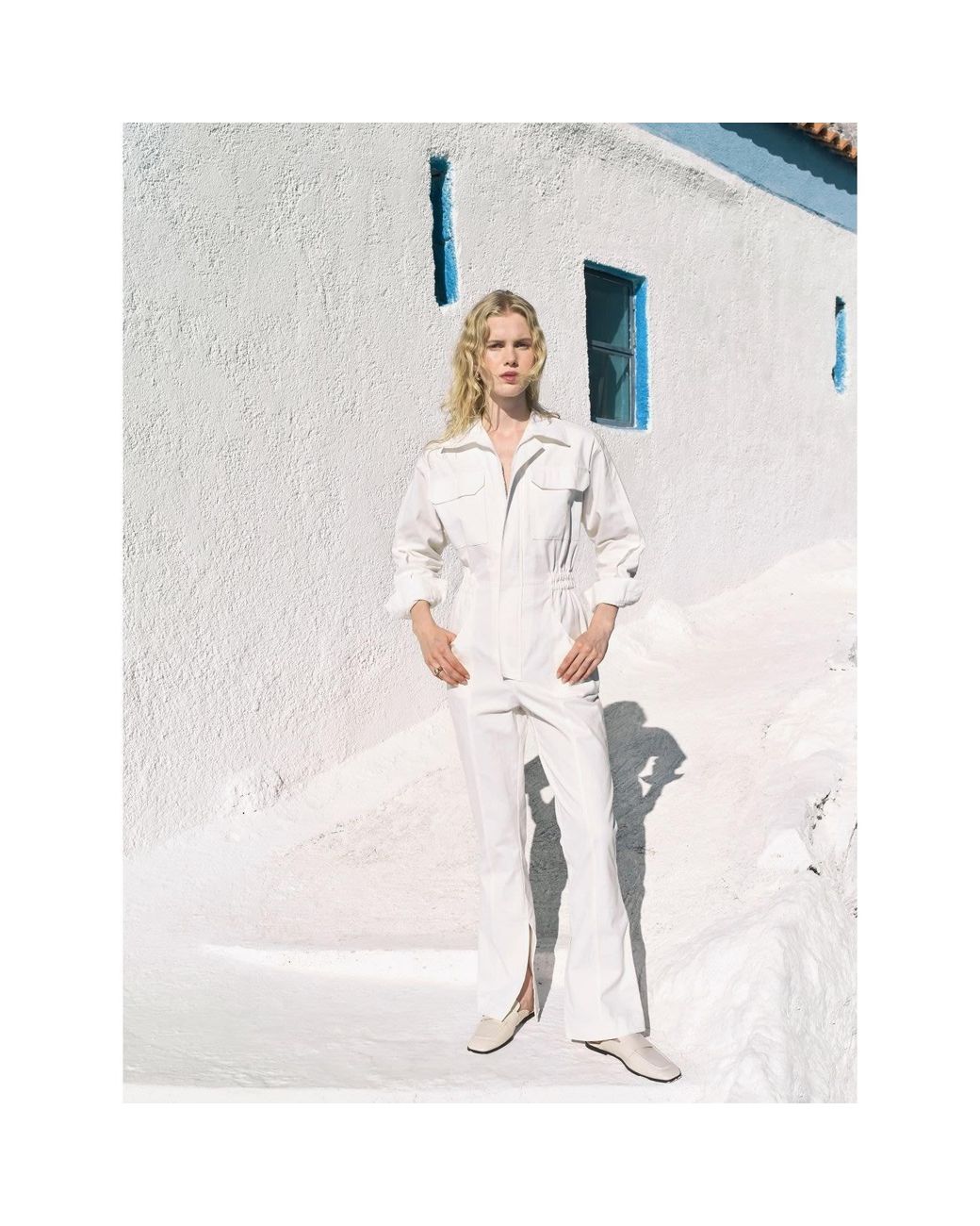 NAZLI CEREN White Dorothy Jumpsuit