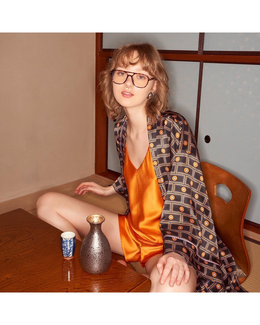 Emma Wallace Brown Graeme Dressing Gown