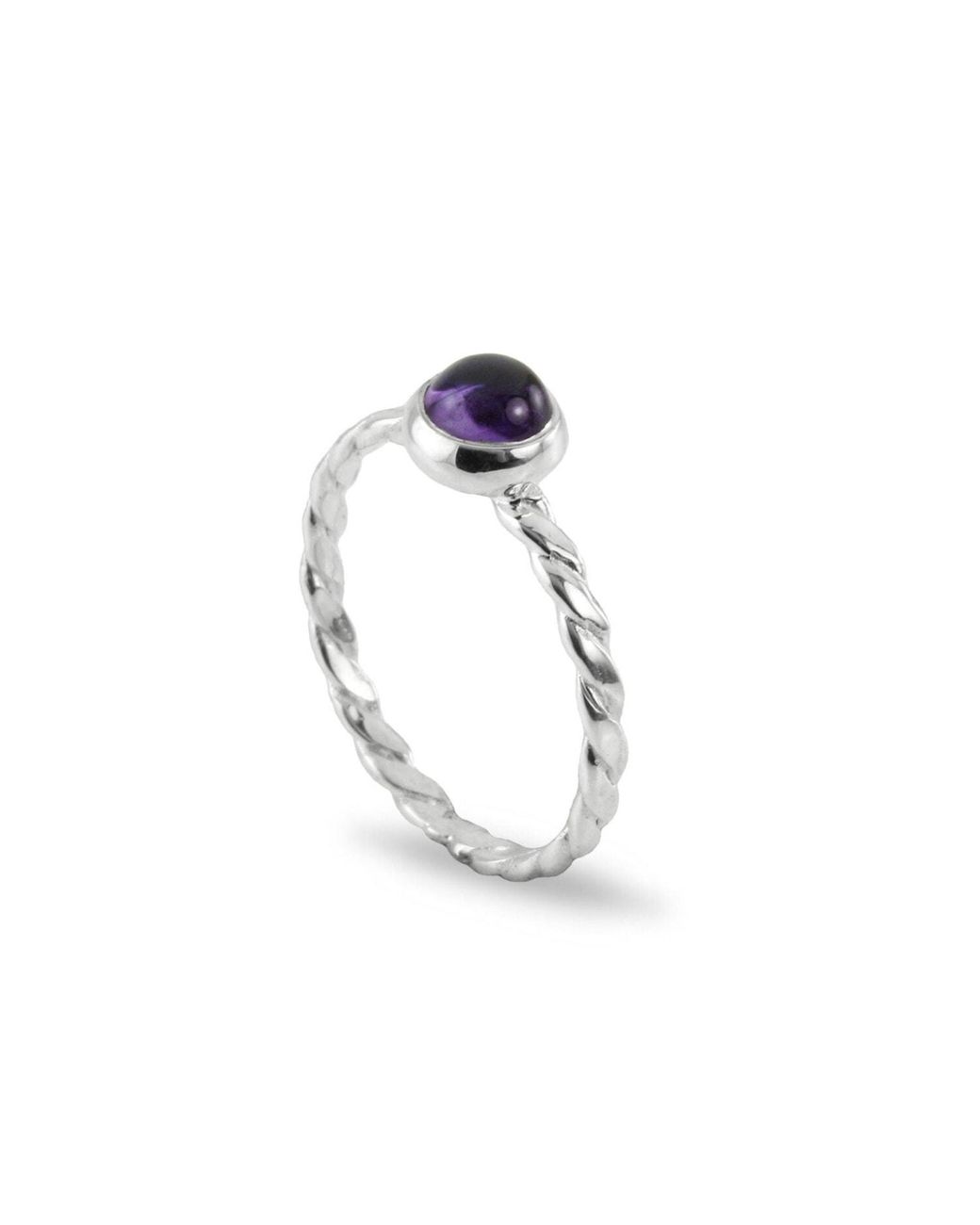 The Jewellery Store London Metallic February Birthstone Ring