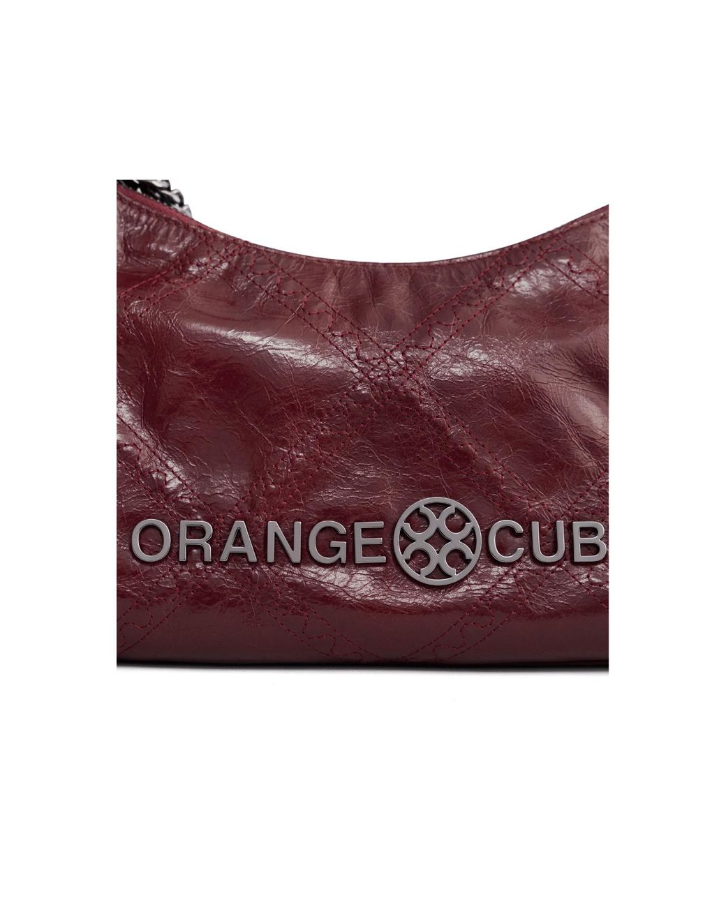 Orange Cube Purple Metropolitan Shoulder Bag