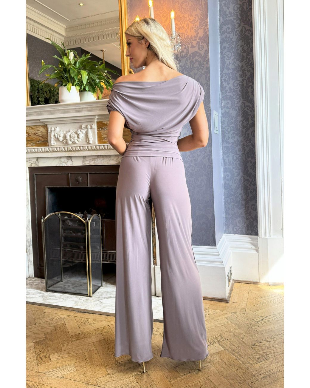 Atom Label Gray Carbon Jumpsuit