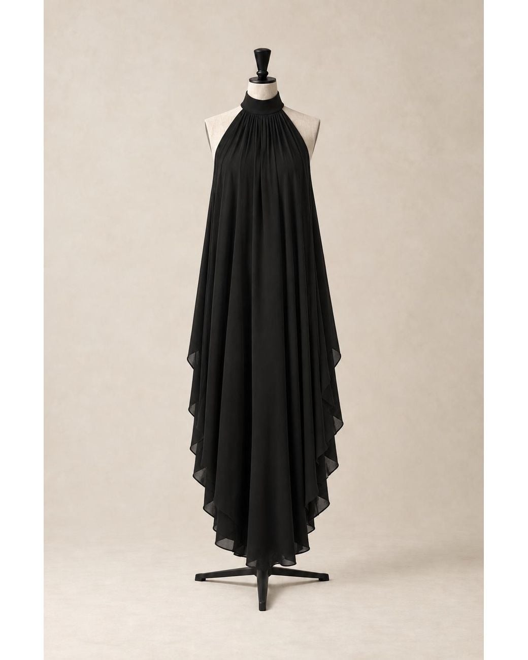 The Ethos Studio Black Vignette Dress